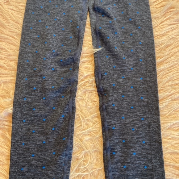 Splits59 Mika Polka Dot Blue High Rise Seamless Leggings sz S/M - Picture 6 of 11